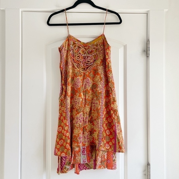 Y2K Boho Print Mini dress - S - Picture 4 of 6